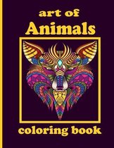 art of Animals coloring book