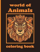 world of Animals coloring book