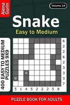 Snake puzzle book for Adults