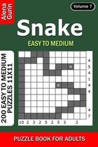 Snake puzzle book for Adults