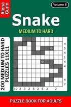Snake puzzle book for Adults