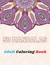 50 Mandalas Adult Coloring book