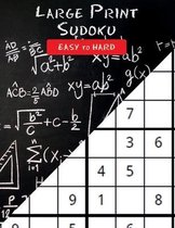 Large Print Sudoku - Easy to Hard