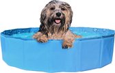 Hondenzwembad - Cool zwembad  - Kleur: blauw bubble - Maat L:120X30CM