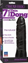 CodeBlack - The Naturals - 7" Thin Dong - Realistic Dildos