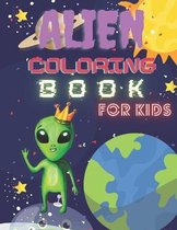 Alien coloring book for kids