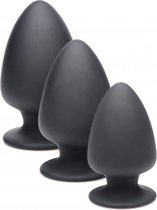 Squeezable Large Anal Plug - Black - Butt Plugs & Anal Dildos