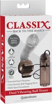 Classix Dual Vibrating Ball Teaser (Black/Smoke) - Masturbators & Strokers - Sleeves