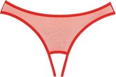 Adore Exposé Panty - Red - O/S - Lingerie For Her - Pantie