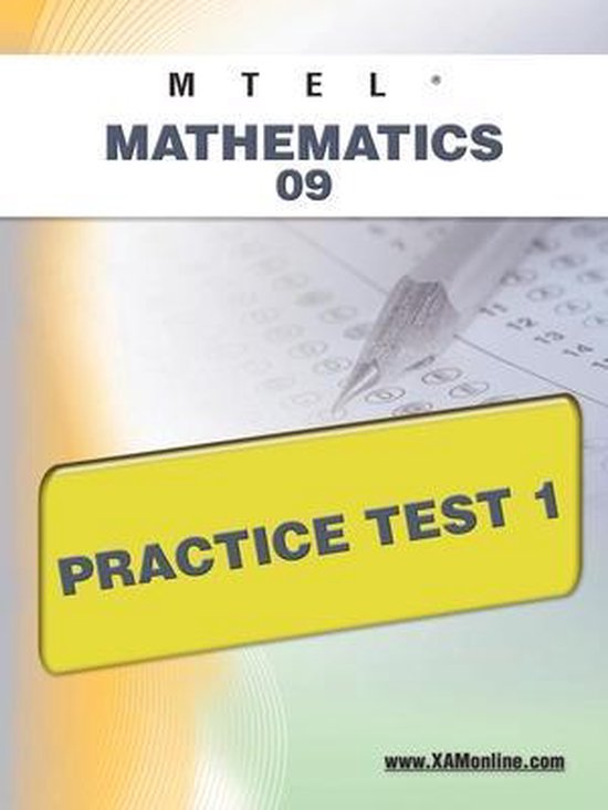 Mtel Mathematics 09 Practice Test 1 - cover