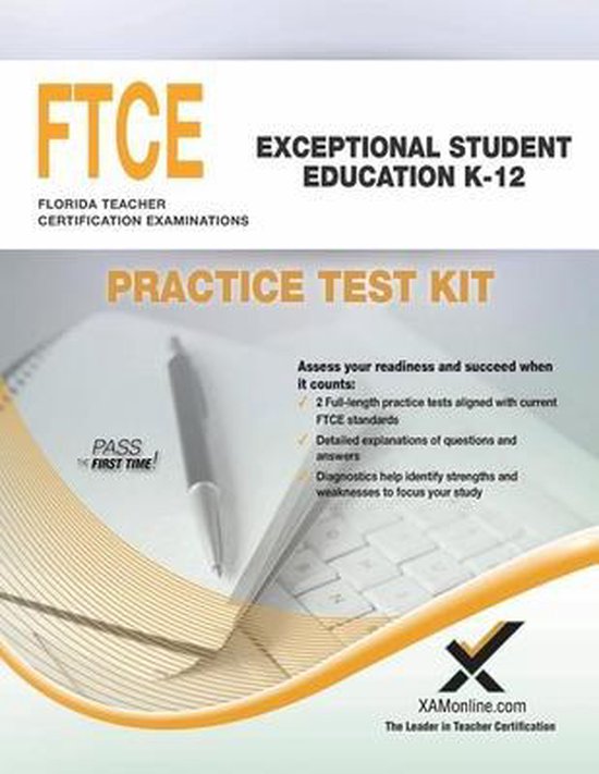 FTCE Exceptional Student Education K-12 Practice Test Kit - cover