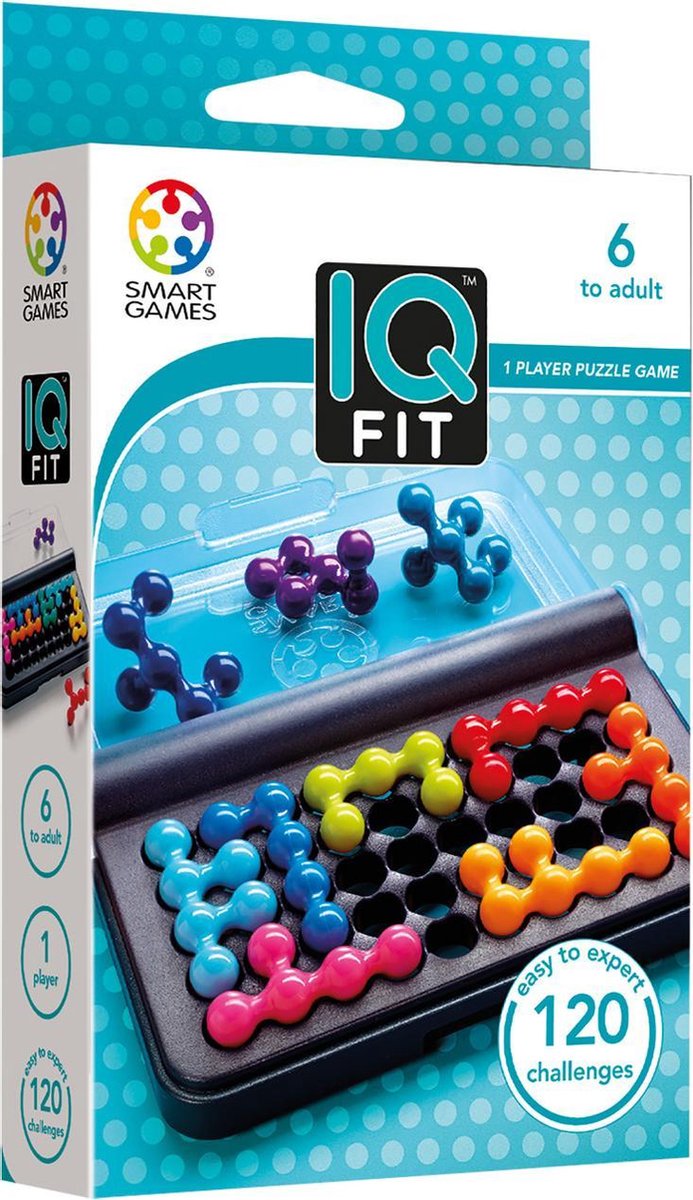 SmartGames - IQ Fit - 120 opdrachten - Hersenbreker - SmartGames