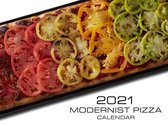 Modernist Pizza 2021 Wall Calendar