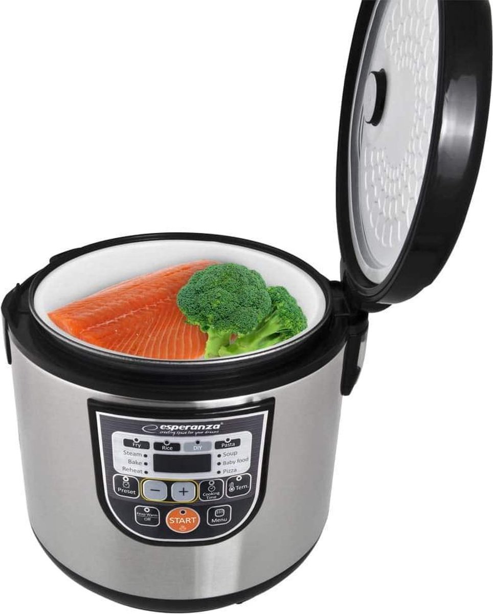 Esparanza - Multicooker - RVS - met Timer – foto 7