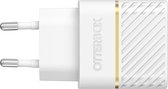 OtterBox EU Wall Charger - 20W USB-C + USB-C kabel 1m - Wit
