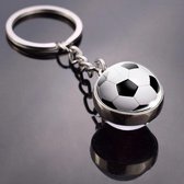 Akyol - Voetbal sleutelhanger - Beste voetballer - Leuke kado voor iemand die van voetballen houd - Roestvrij Staal / Stainless Steel