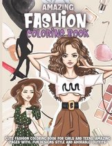 Amazing Fashion Coloring Book