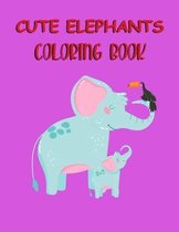 Cute Elephants Coloring Book: cute elephants coloring book for kids aged 3 to 9, Elephants coloring book 8.5x11 inch 21.5x77.94 cm 25 pages kids col