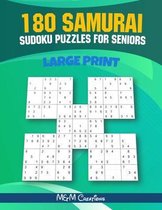 180 Samurai Sudoku Puzzles For Seniors: 1 Puzzle x Page - 8.5" x 11" - 3 Skill Levels: Easy - Medium - Hard