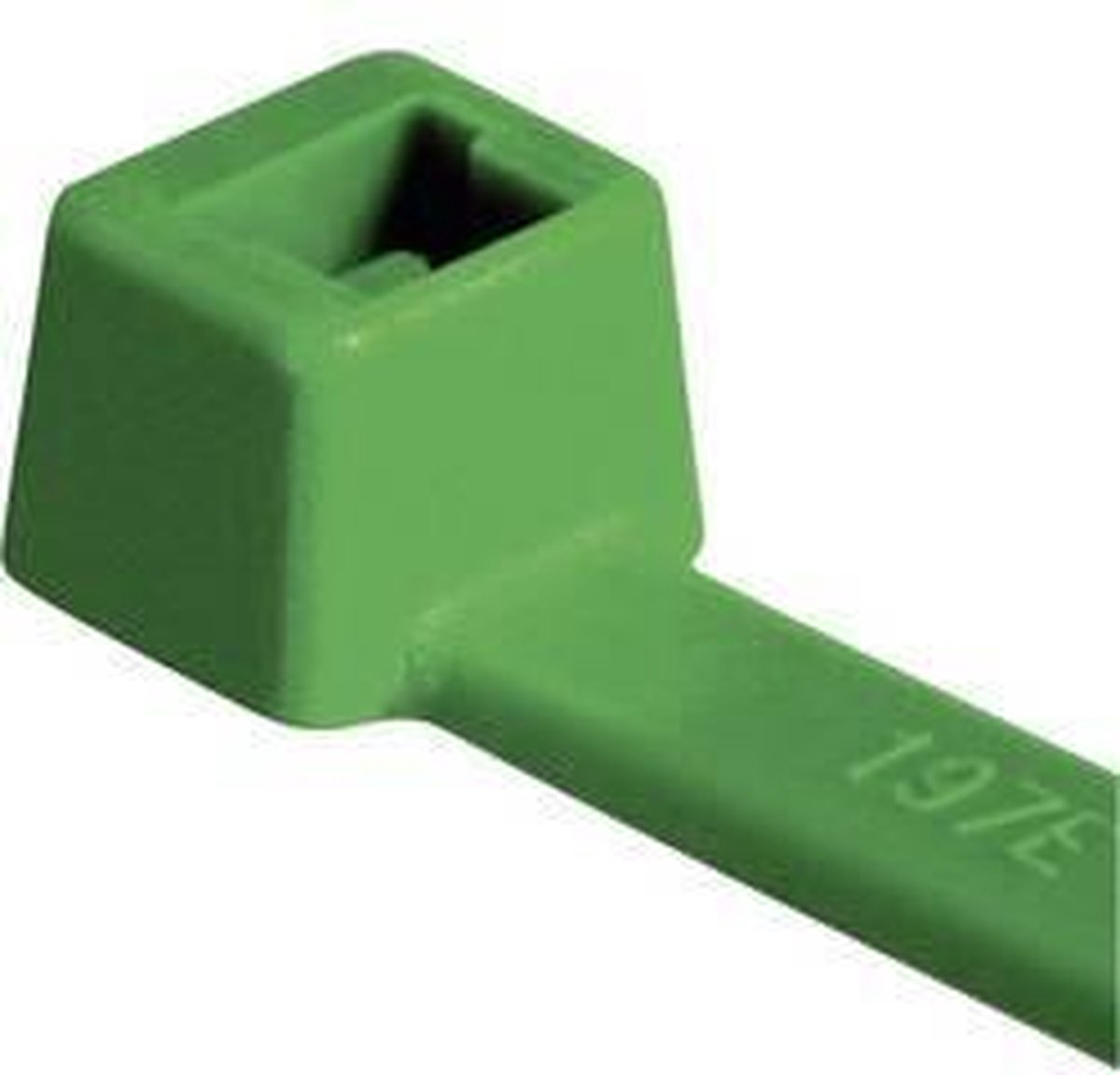 HellermannTyton 116-01815 T18R-PA66-GN-C1 Kabelbinder 100 mm 2.50 mm Groen 100 stuk(s)