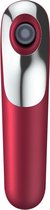 Dual Love Air Pulse Vibrator - Red - Luxury Vibrators - Clitoral Stimulators