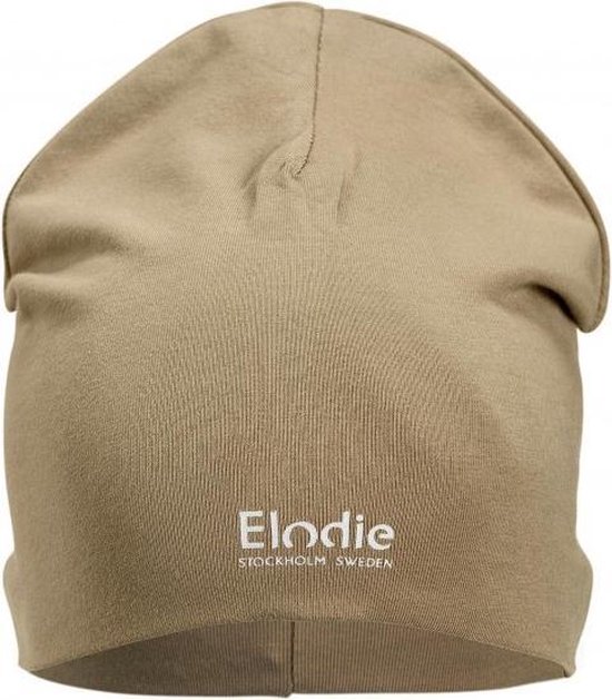 Elodie Logo Beanies - Beanie - Muts Baby - Muts kind -Warm Sand - 6/12 maanden