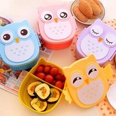 Lunch Box - Out Shaped - Box - Conteneur Nourriture avec couvercle - Jaune - Boîte portable pour Enfants - École- -