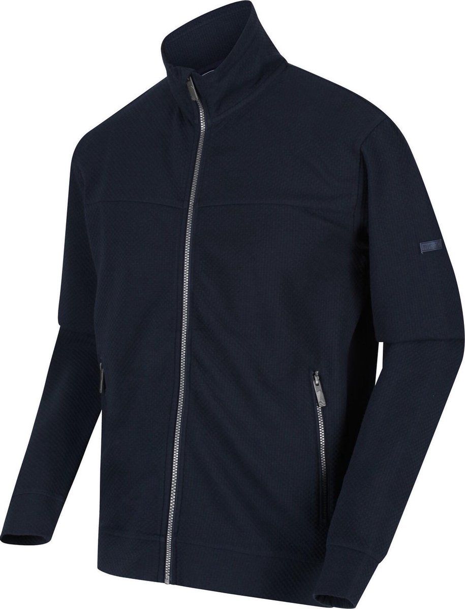 Regatta Ives Fleece Met Hele Rits En Zakken Met Rits Voor Heren Marine Blauw