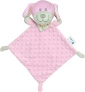 Interbaby Knuffeldoekje Hond 28 X 17 Cm Polyester Roze