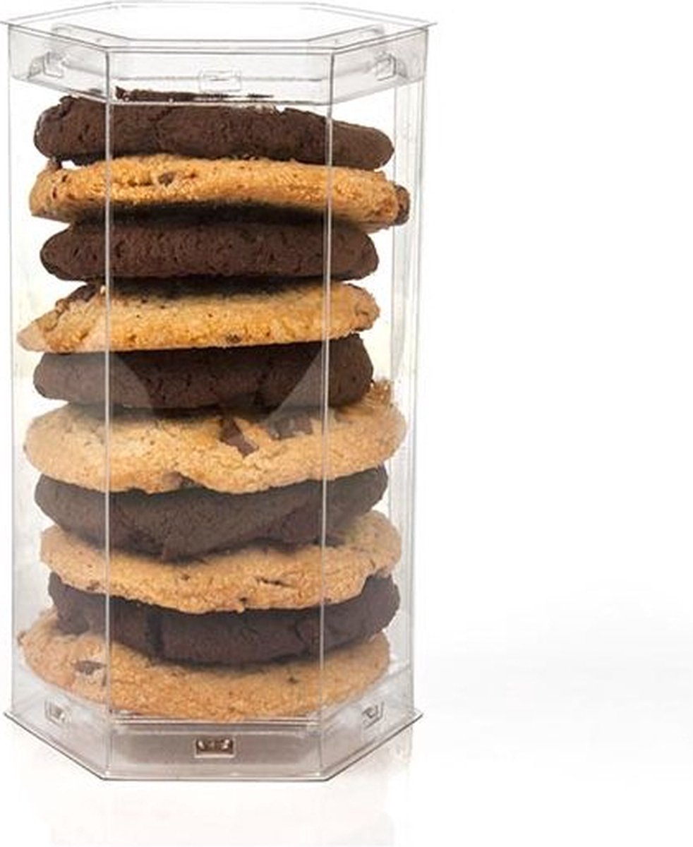 Goedkoopste Plastic Koker Zeshoek 8,9x7,9x15,2cm (25 stuks