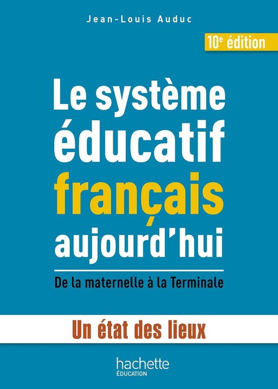 Le système éducatif français aujourd'hui - cover