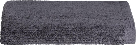 Seahorse Ridge badlakens 70x140 cm - Set van 3 - Donker grijs