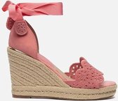 Tamaris Sandalen met sleehak roze - Maat 37