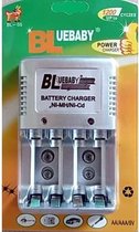 Batterijoplader Universele batterij oplader Bluebaby NI-MH / NI-CD AA AAA 9V