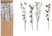 Kunstbloemen En Planten Dijk Natural Collections Deco Dennenappels Tak White 100cm