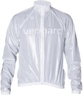 Vermarc Sports Fietsjas Vermarc Rainwear Regenvest Transparant Lange Mouw - Maat: XXL