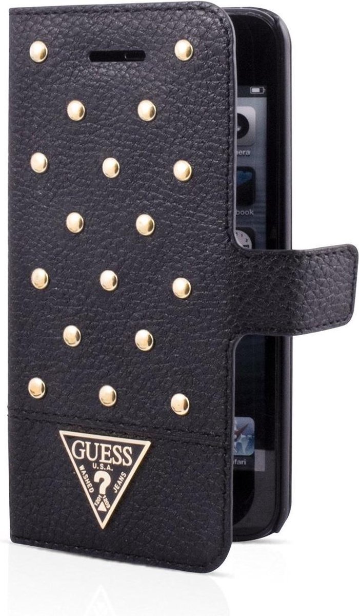 Samsung Galaxy S5 Neo/Galaxy S5 Plus/Galaxy S5 hoesje - Guess - Zwart - Kunstleer