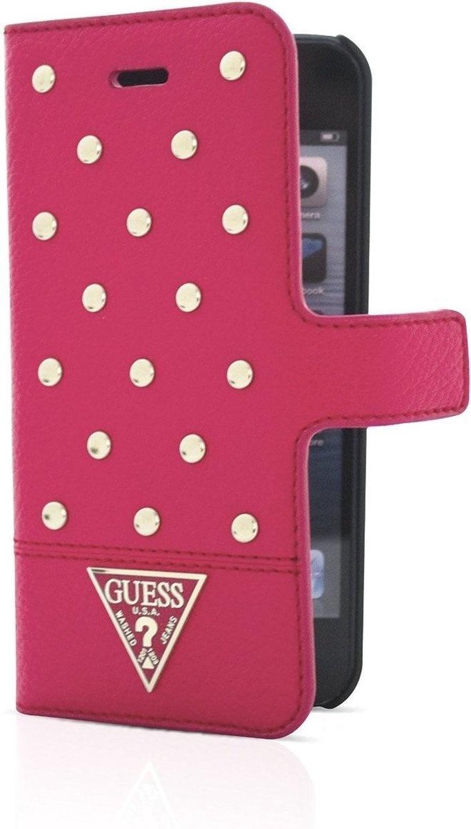 Samsung Galaxy S5 Neo/Galaxy S5 Plus/Galaxy S5 hoesje - Guess - Roze - Kunstleer