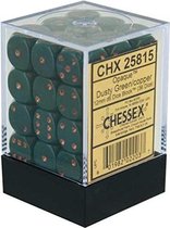 Chessex 36-Die Set Opaque 12mm - Dusty Green/Copper