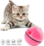 Automatisch rollende bal - Kattenspeeltje - Kattenspeelgoed - Kattenbal - Honden speelgoed - Honden speeltjes - Roze - Huisdier - Interactief - Automatisch