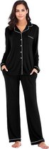 Made Wright London Bamboe Pyjama set | kleur zwart | maat  XL-44