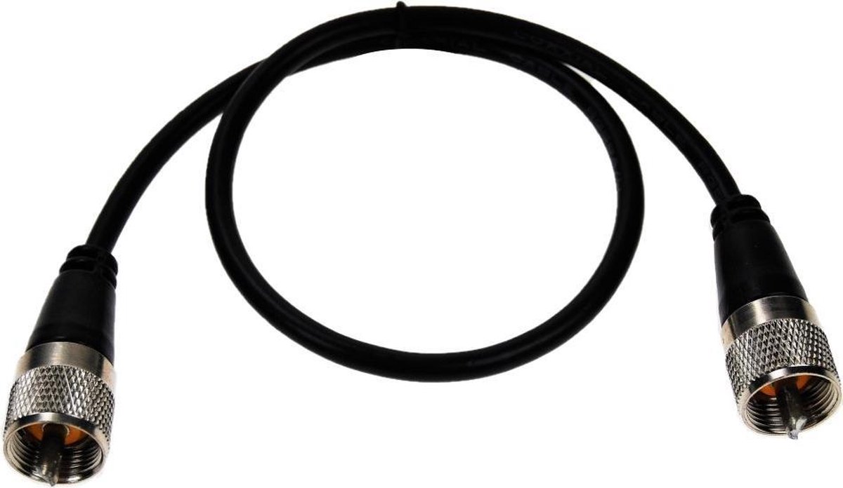 K-PO® PL-PL kabel RG58 50 CM - PL-259 connectors - CB Radio