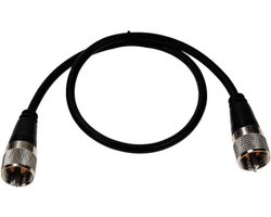 K-PO® PL-PL kabel RG58 50 CM - PL-259 connectors - CB Radio