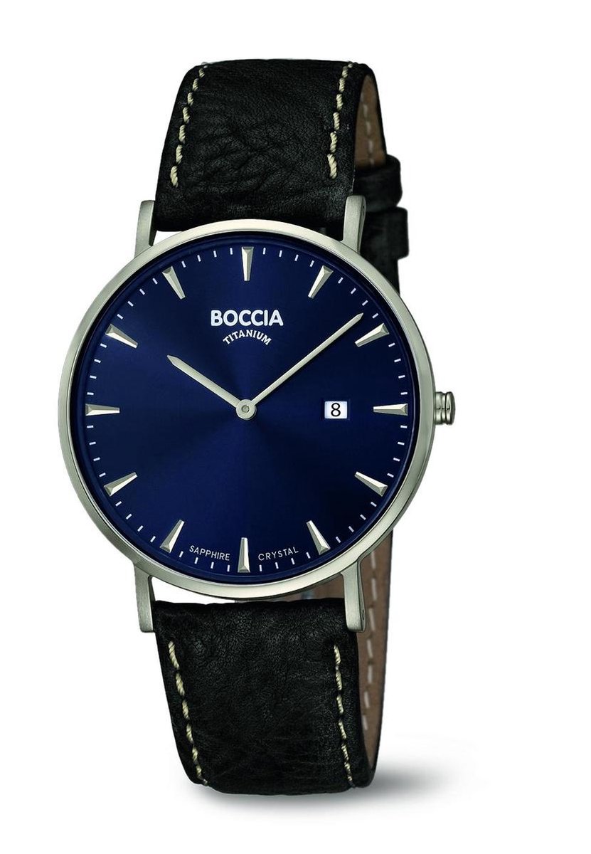 Boccia Titanium 3648.02 Heren Horloge 39 mm