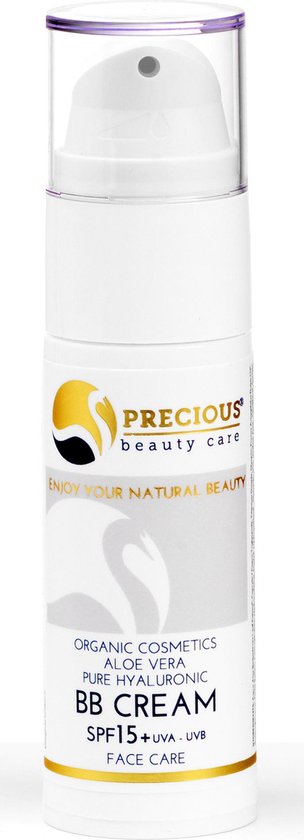 Foto: Precious beauty care bb cream bb cream cosmetica huidverzorging huidverbetering vegan skincare biologisch anti aging spf natuurlijk universele kleur alle huidtypes eczeem rosacea acne gevoelige huid droge huid