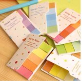 Plakkers pour notes - Autocollants de notes - 5 couleurs - 100 patchs - Afplakstickers - Sticky notes - Couverture Witte