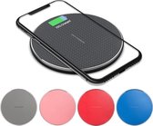 QI wireless charger 4.0 - Rood - Draadloze opladers - Fast charge - Voor iPhone/Apple - Samsung - Android - Rond