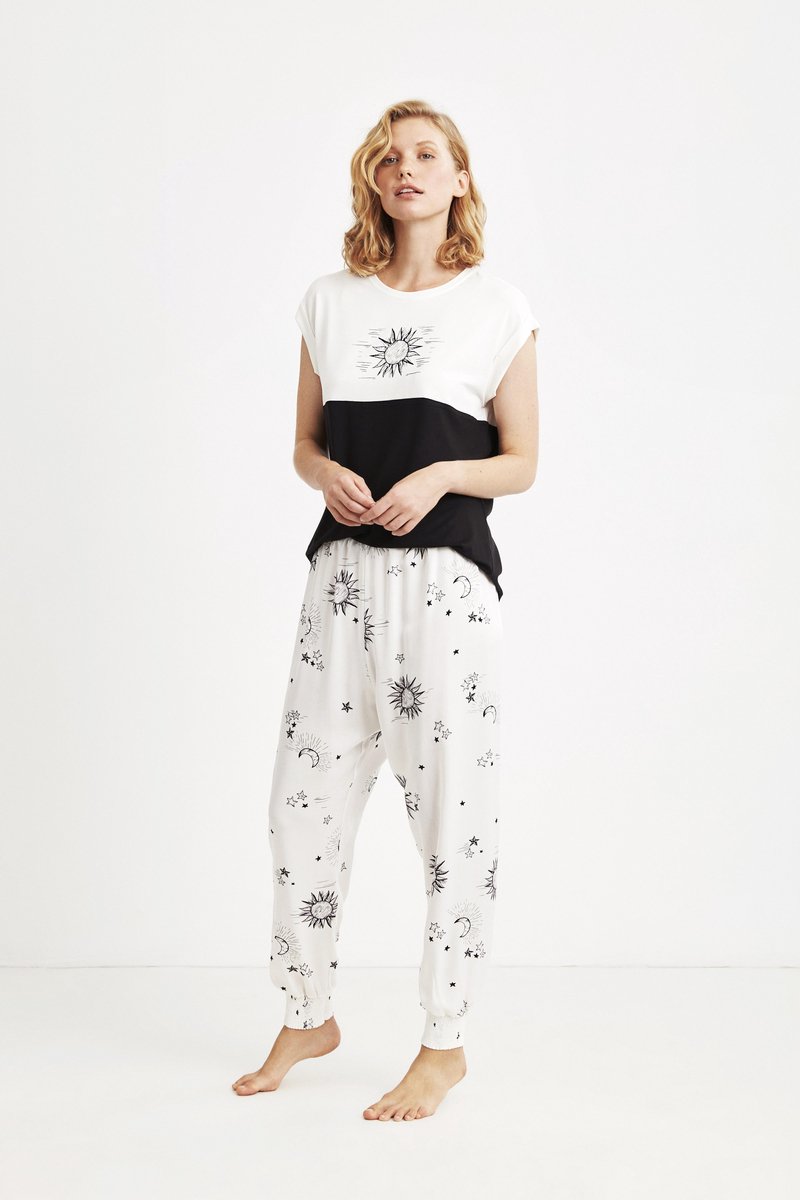 Catherine's - Dames Pyjama Set, Korte Mouwen - S
