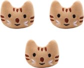 Make Me Purr Mini Lucky Cat Set (3 stuks) - Kattenspeeltjes met Catnip Kattenkruid - Kattenspeelgoed - Speelgoed voor Katten - Kat Speeltje - Kitten Speeltjes