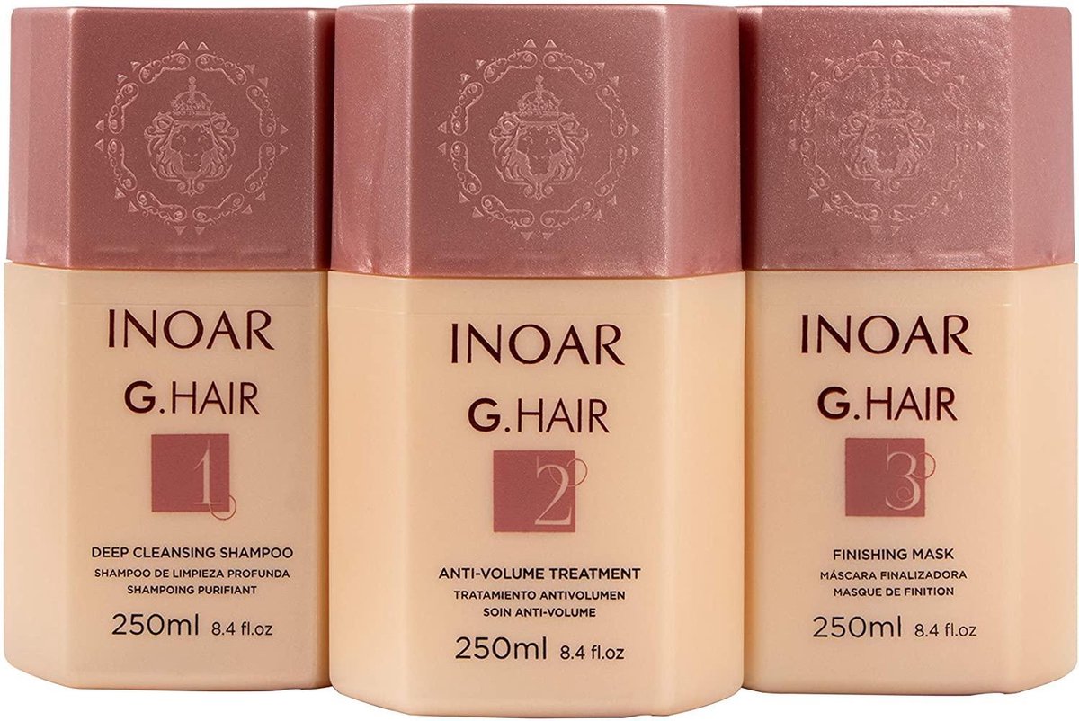 Kit De Lissage Brésilien Inoar Maroquino 100 Ml Avec Kératine - Pour Cheveux Crépus/abîmés, Neuf Avec Défauts Mineurs